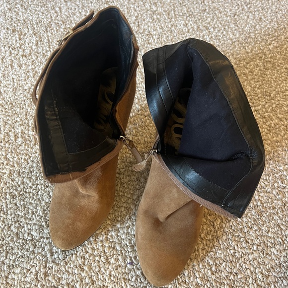 Sam Edelman Brown Keegan Ankle Boots with Fringe, Western feel, Women’s Size 7.5 - Picture 6 of 9